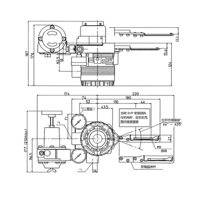 Smart Pneumatic Control Valve Positioner AVP300 Dengan Fisher Valve
