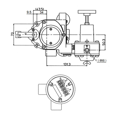 Smart Pneumatic Control Valve Positioner AVP300 Dengan Fisher Valve