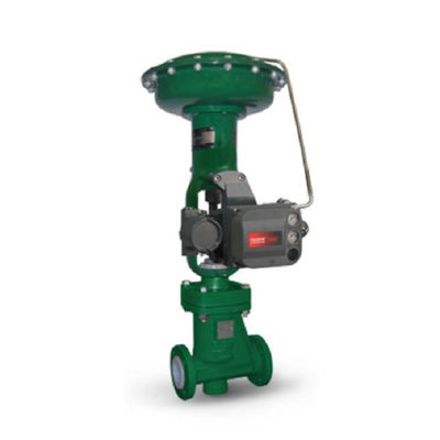 Katup Kontrol Digital Pneumatik Cina dengan Positioner Katup Fisher DVC6200 Dengan Regulator Filter 67CFR