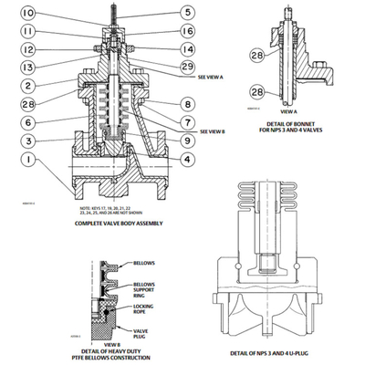 Butterfly Control Valve Dengan Aktuator Dan Dengan Regulator Filter Fish-Er 67CFR