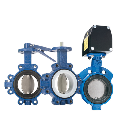 Keystone F990 Series Butterfly Valve Pneumatic Actuator Flow Control Valve untuk air