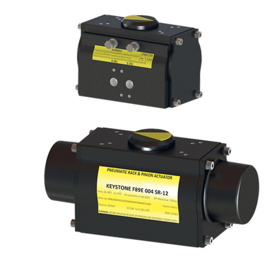 Keystone F990 Series Butterfly Valve Pneumatic Actuator Flow Control Valve untuk air