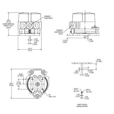 Fisher EZ Valve Limit Switch Westlock Rotary Position Monitor 2200 Series